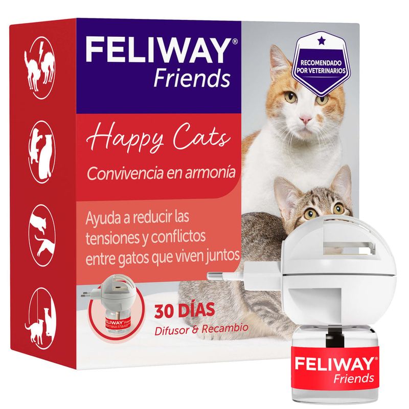 FELIWAY - Feliway Friends Difusor más Repuesto 48ml