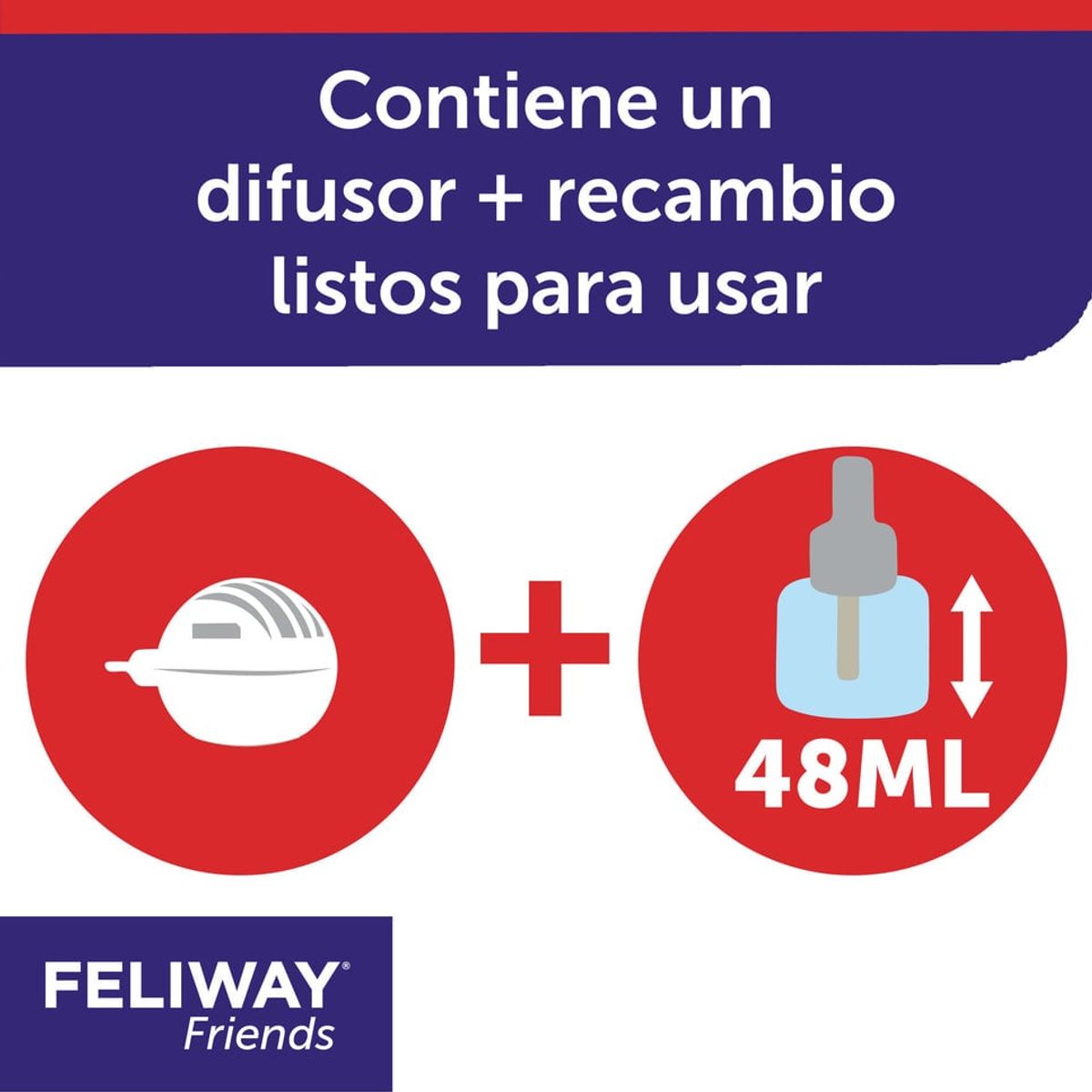 FELIWAY - Feliway Friends Difusor más Repuesto 48ml
