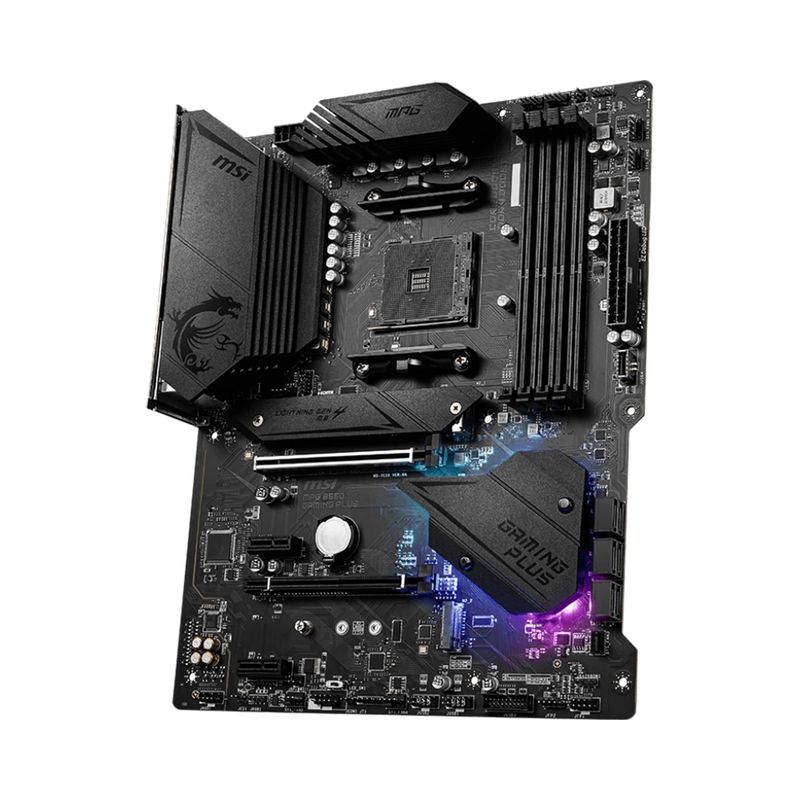 MSI - Placa Madre MSI MPG B550 Gaming Plus, ATX, AM4, Pcie 4.0