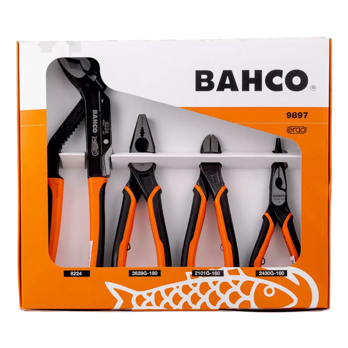 BAHCO - Juego de 4 alicates Bahco 9897