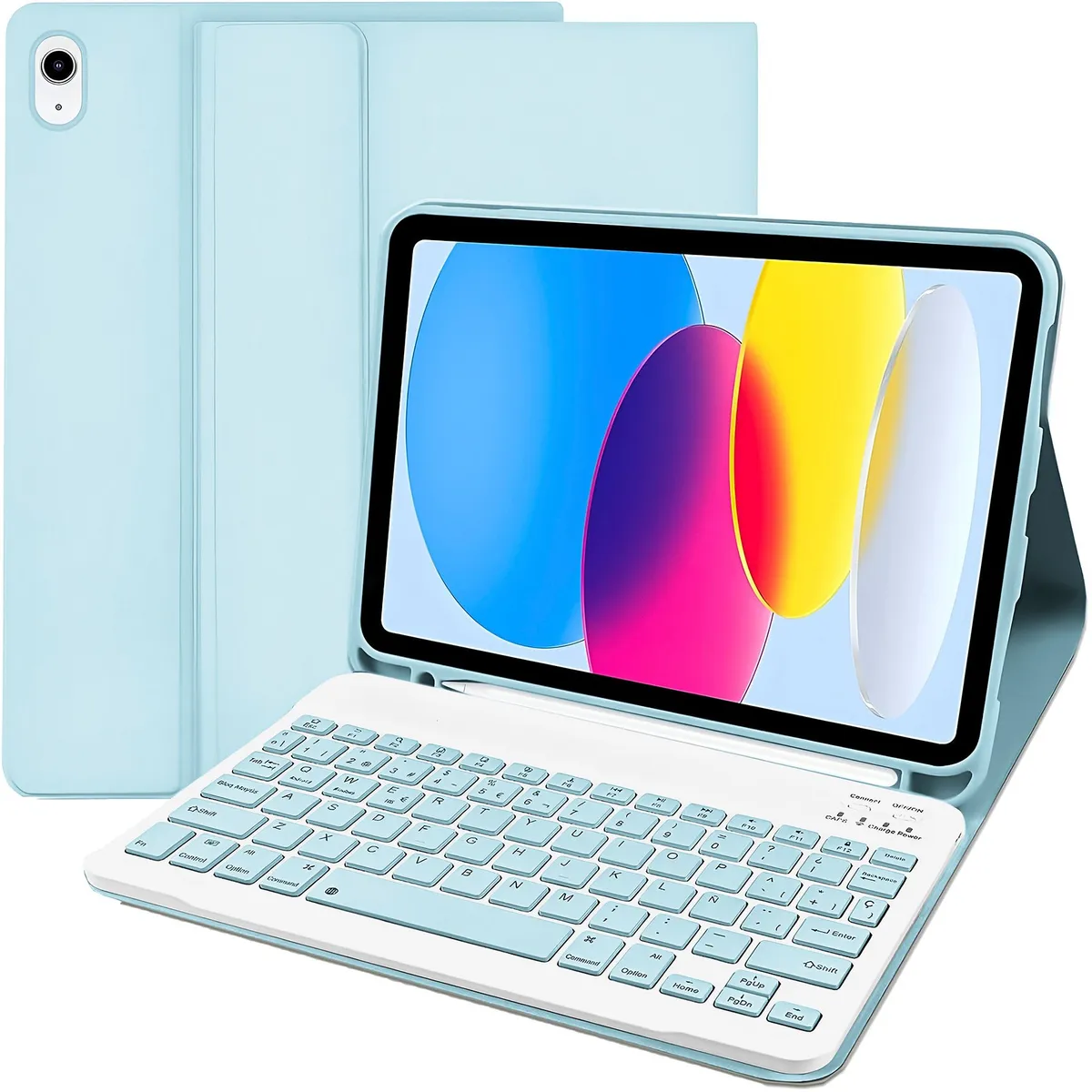GENERICO - Funda iPad 10 Gen 10´9 Con Teclado Carcasa iPad 10 10´9