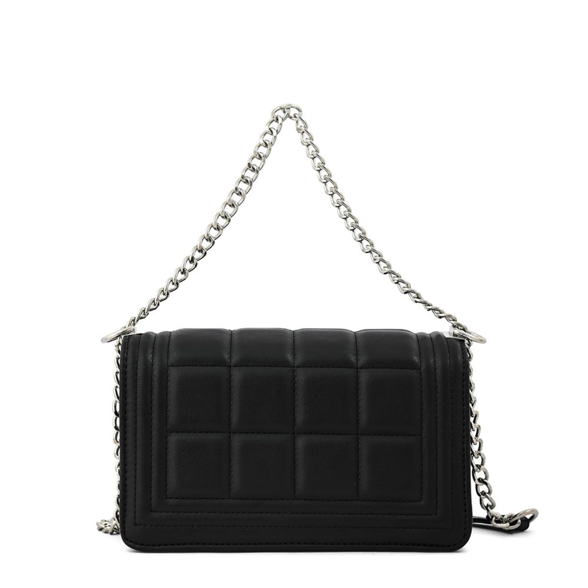 ZIOL - Cartera bandolera con tapa nay pequeña negro