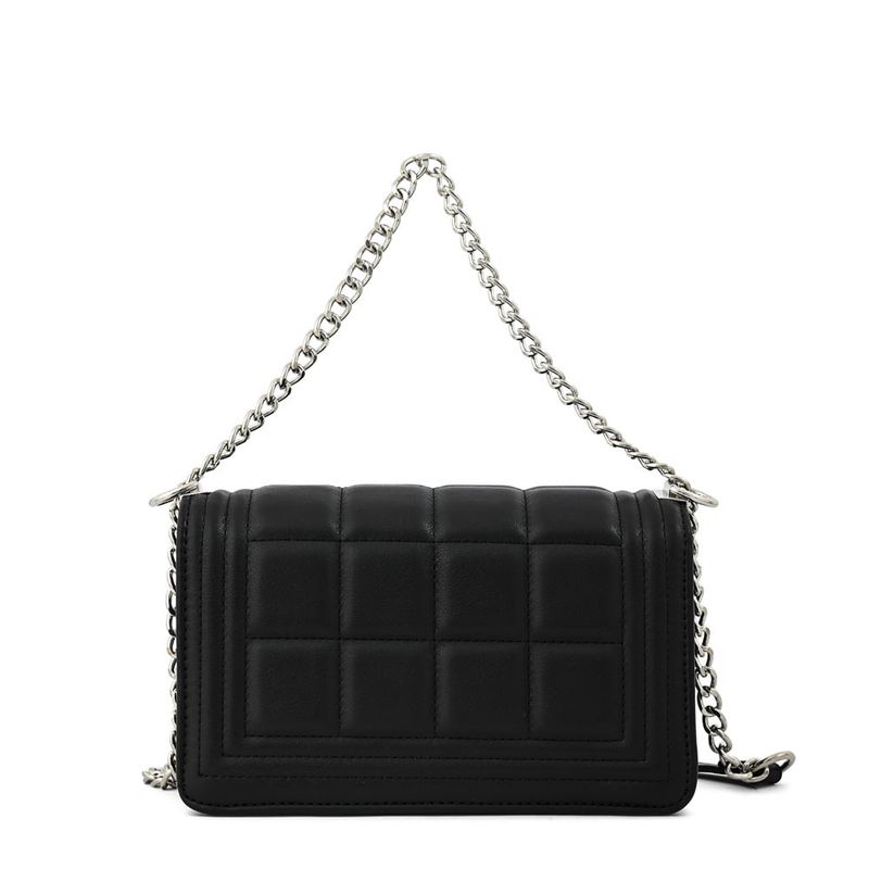 ZIOL - Cartera bandolera con tapa pequeña nay negro