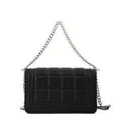 ZIOL - Cartera bandolera con tapa pequeña nay negro