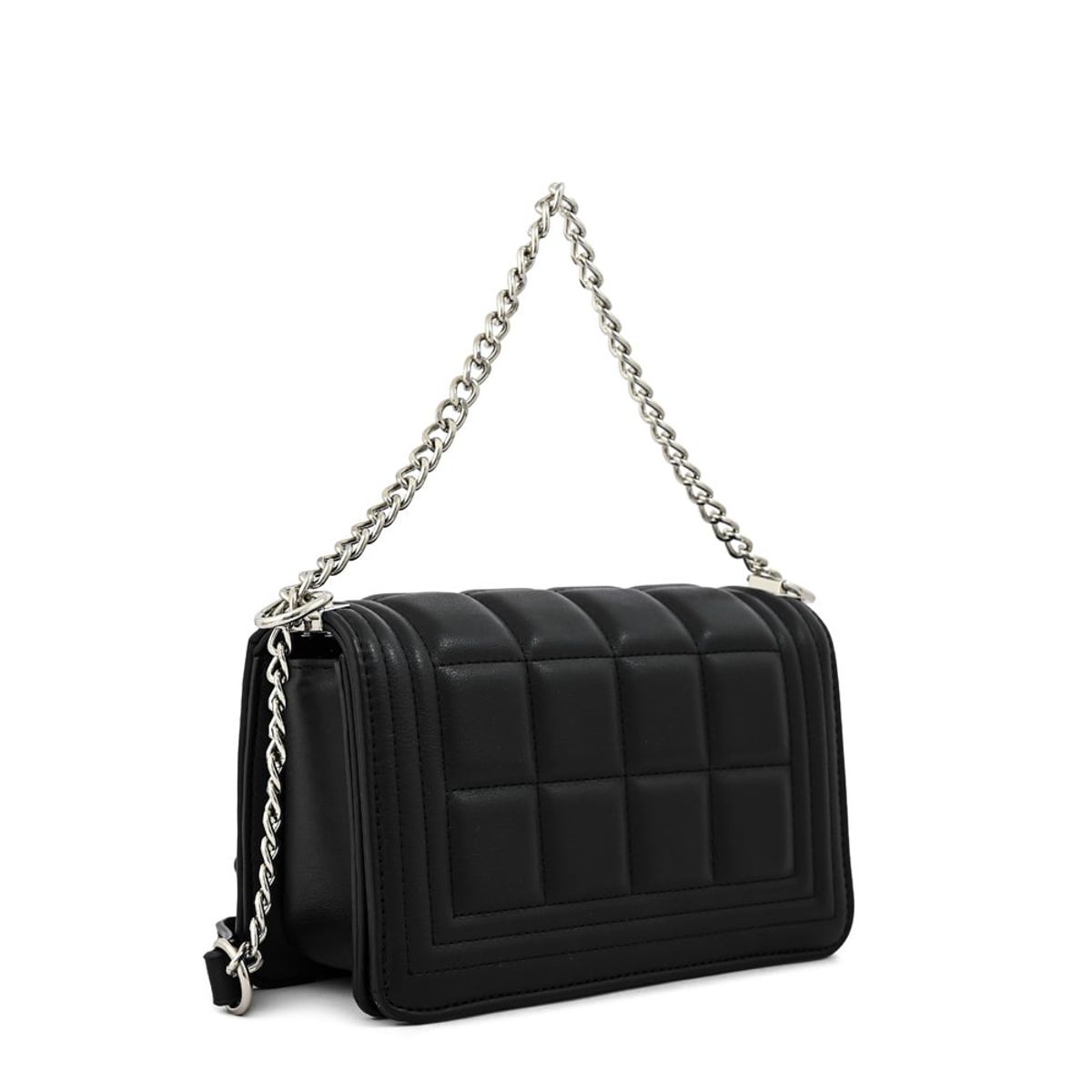 ZIOL - Cartera bandolera con tapa nay pequeña negro
