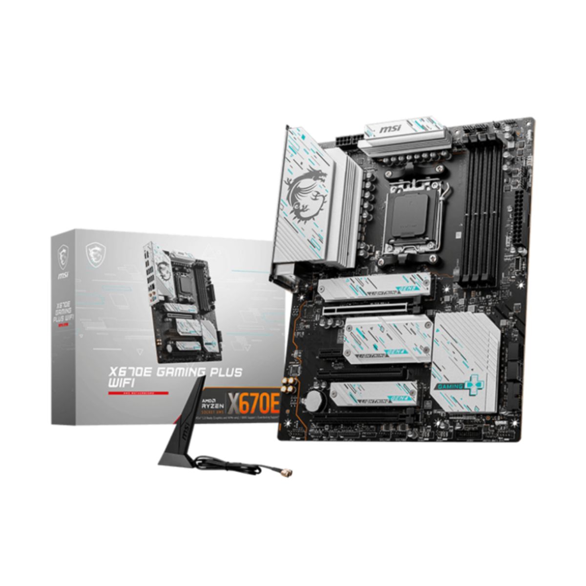 MSI - Placa Madre MSI X670E GAMING PLUS WIFI AM5 Ryzen ATX DDR5