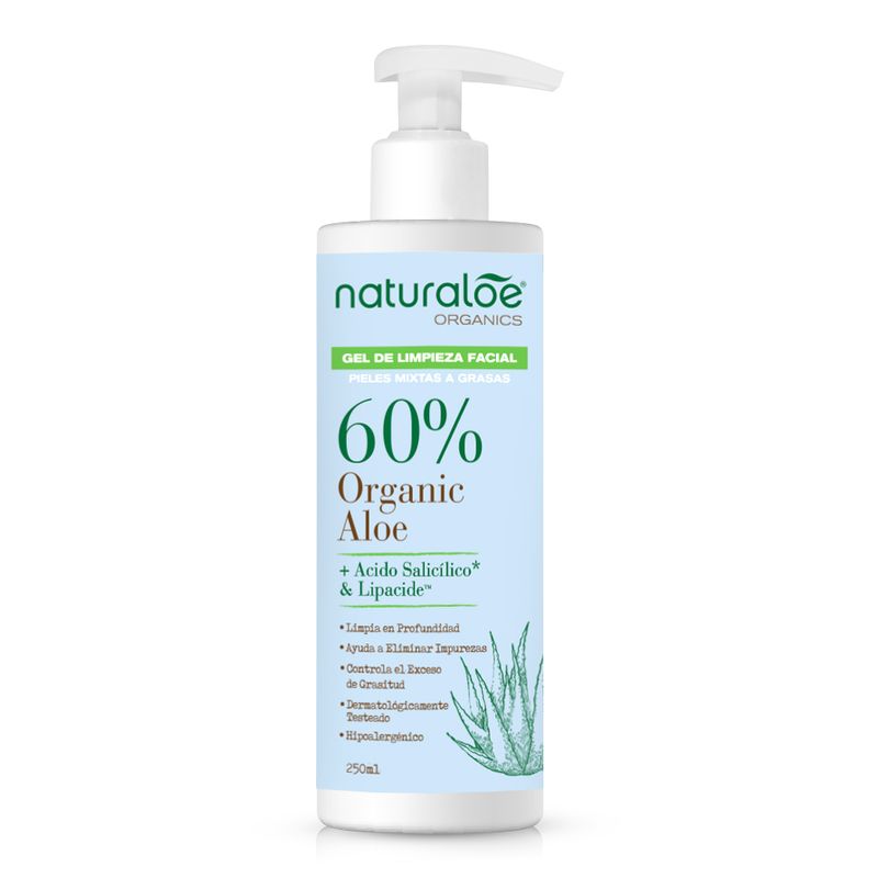 NATURALOE - Gel de Limpieza Facial Piel Mixta a Grasa Naturaloe