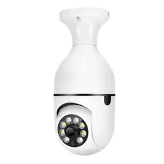 GENERICO - Cámara de Seguridad Tipo Ampolleta 1080+360° Wifi Nocturna