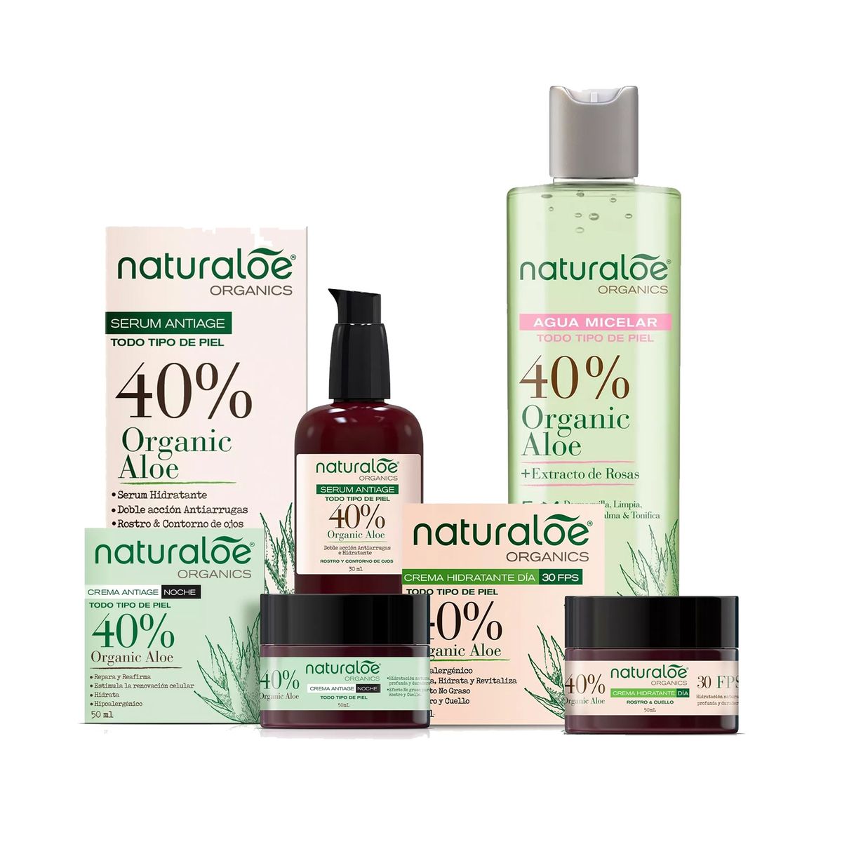 NATURALOE - Set Rutina Cuidado de la Piel Naturaloe