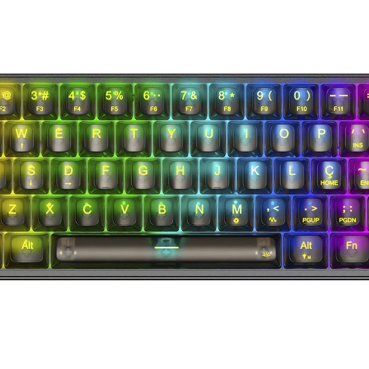 REDRAGON - Teclado Gamer - Redragon Fizz K617-RGB - 60% - Black