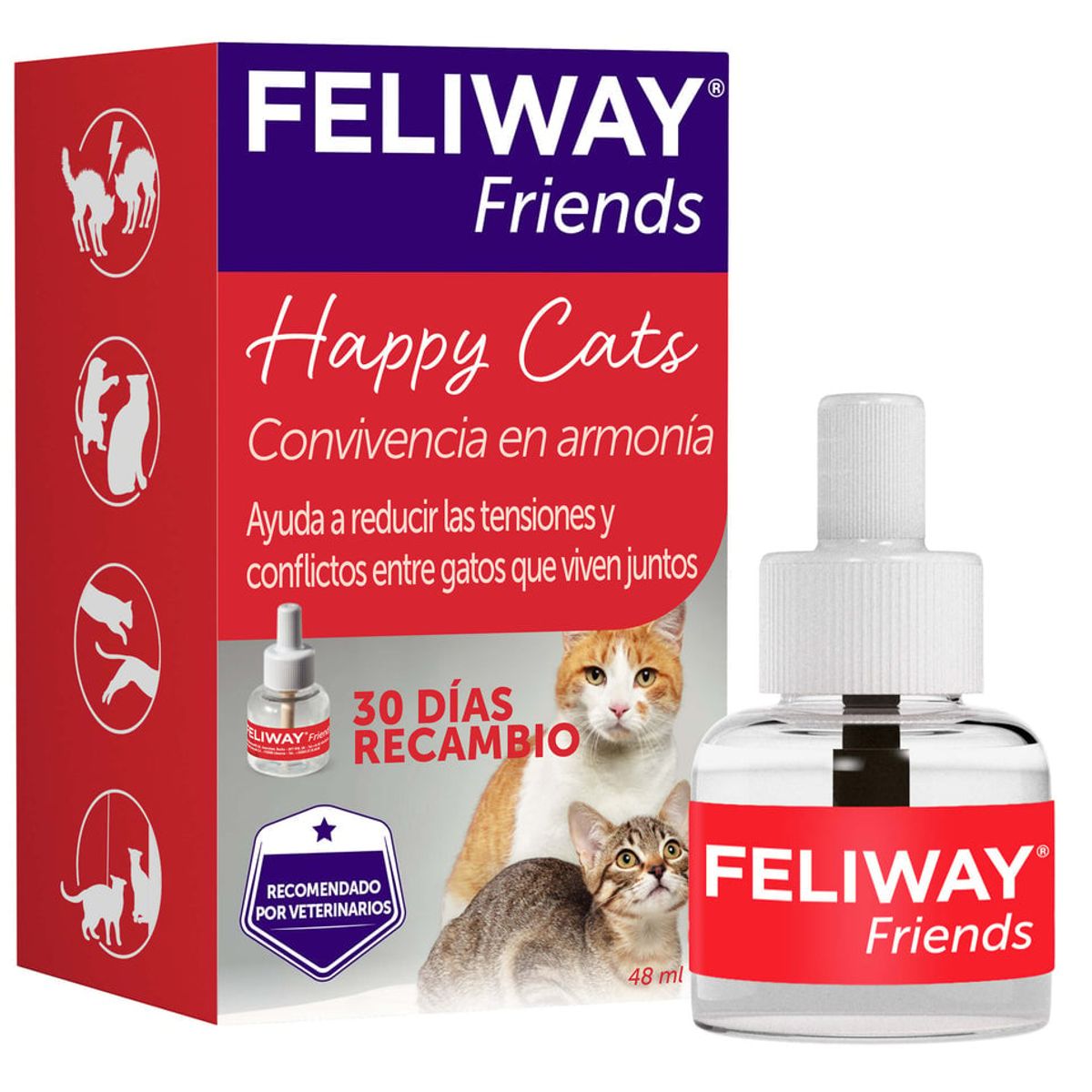 FELIWAY - Feliway Friends Repuesto 48ml Para Difusor 30 Días