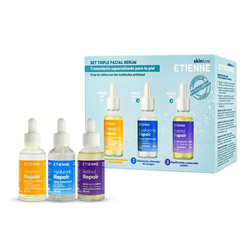 ETIENNE - Etienne Set Triple Facial Serum 30ml.-