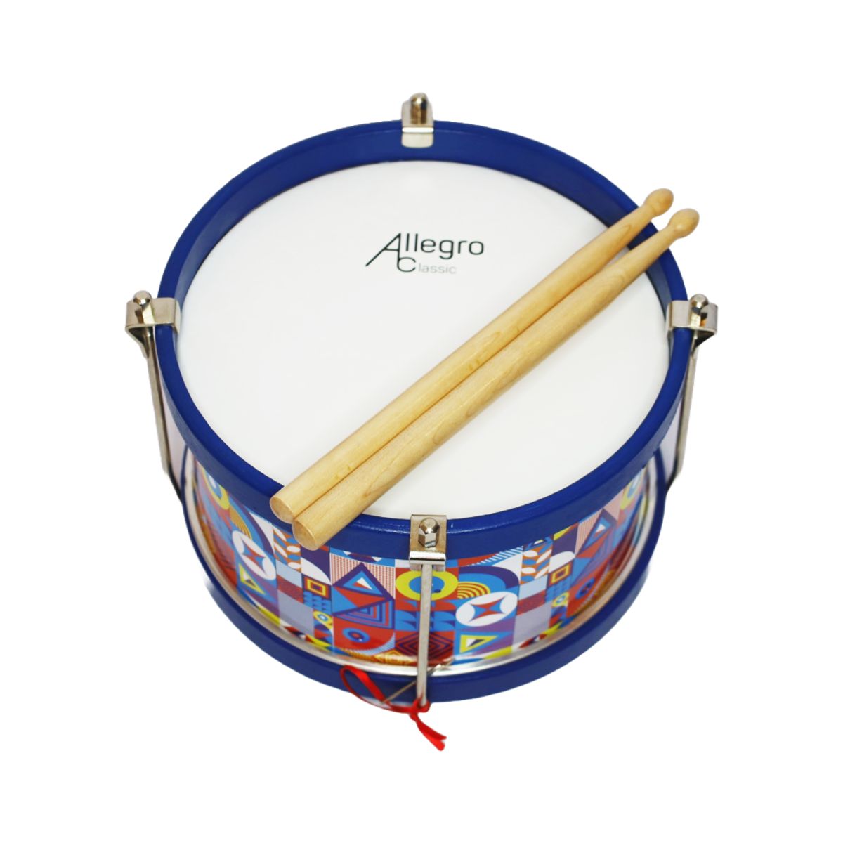 ALLEGRO - Tamborín Para Niños 8'' Diseño Geométrico ALL-TK-B Allegro