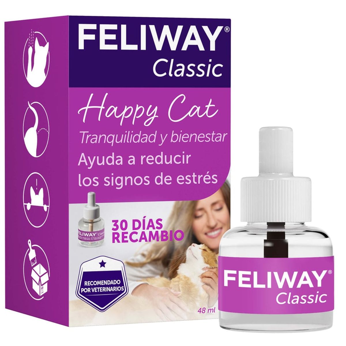 FELIWAY - Feliway Classic Repuesto 48ml Para Difusor 30 Días