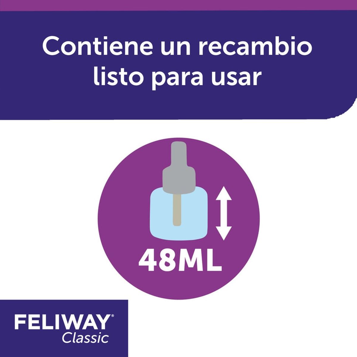 FELIWAY - Feliway Classic Repuesto 48ml Para Difusor 30 Días