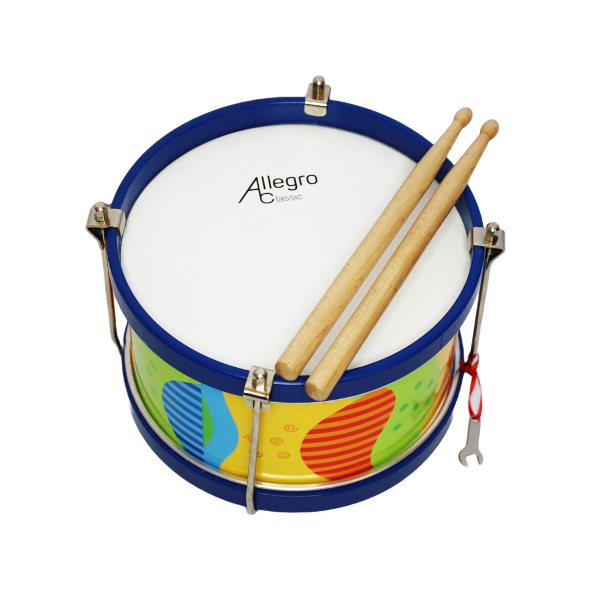 ALLEGRO - Tamborín Para Niños 8'' Diseño Multicolor ALL-TK-D Allegro