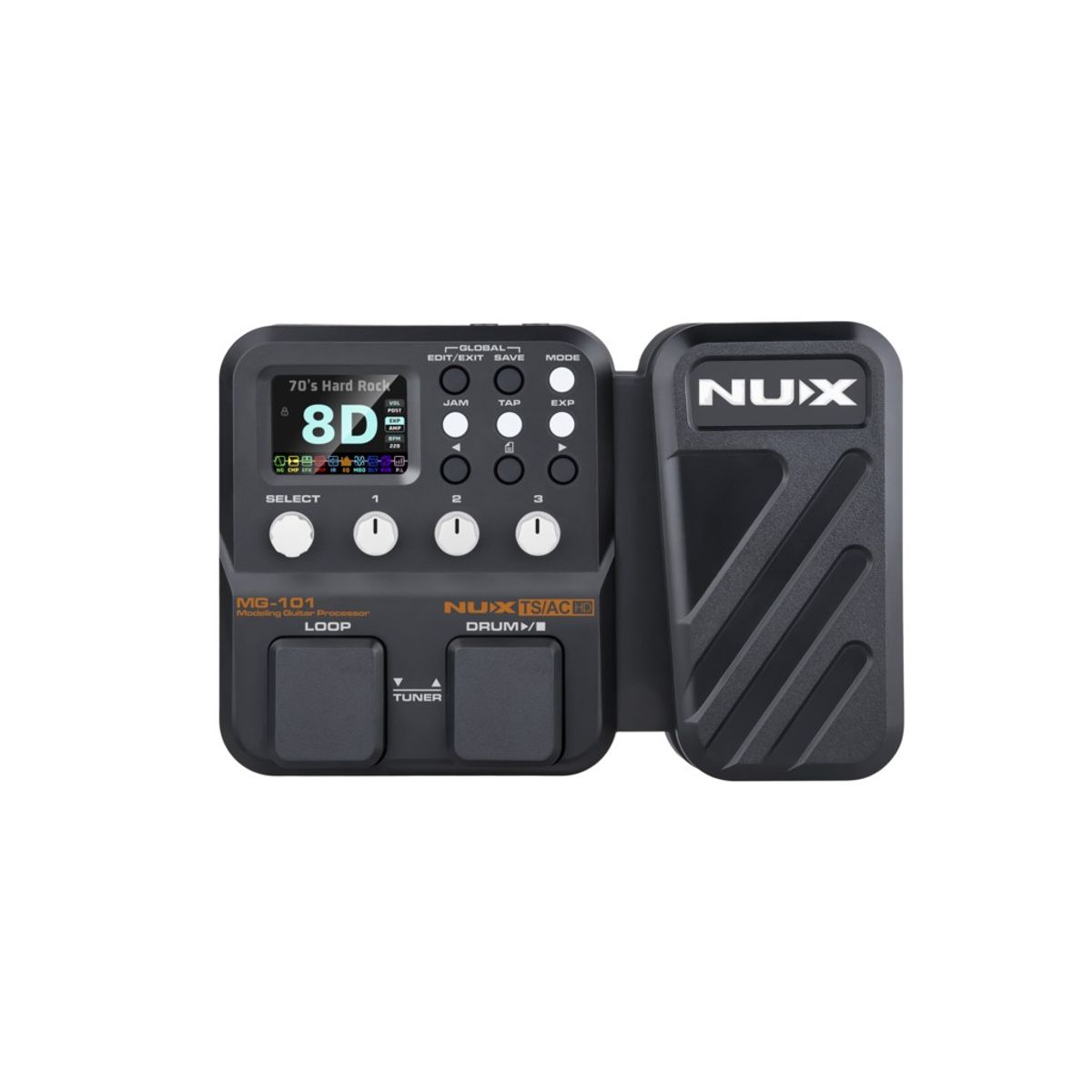 NUX - Pedal Multiefecto Para Guitarra MG-101 NUX