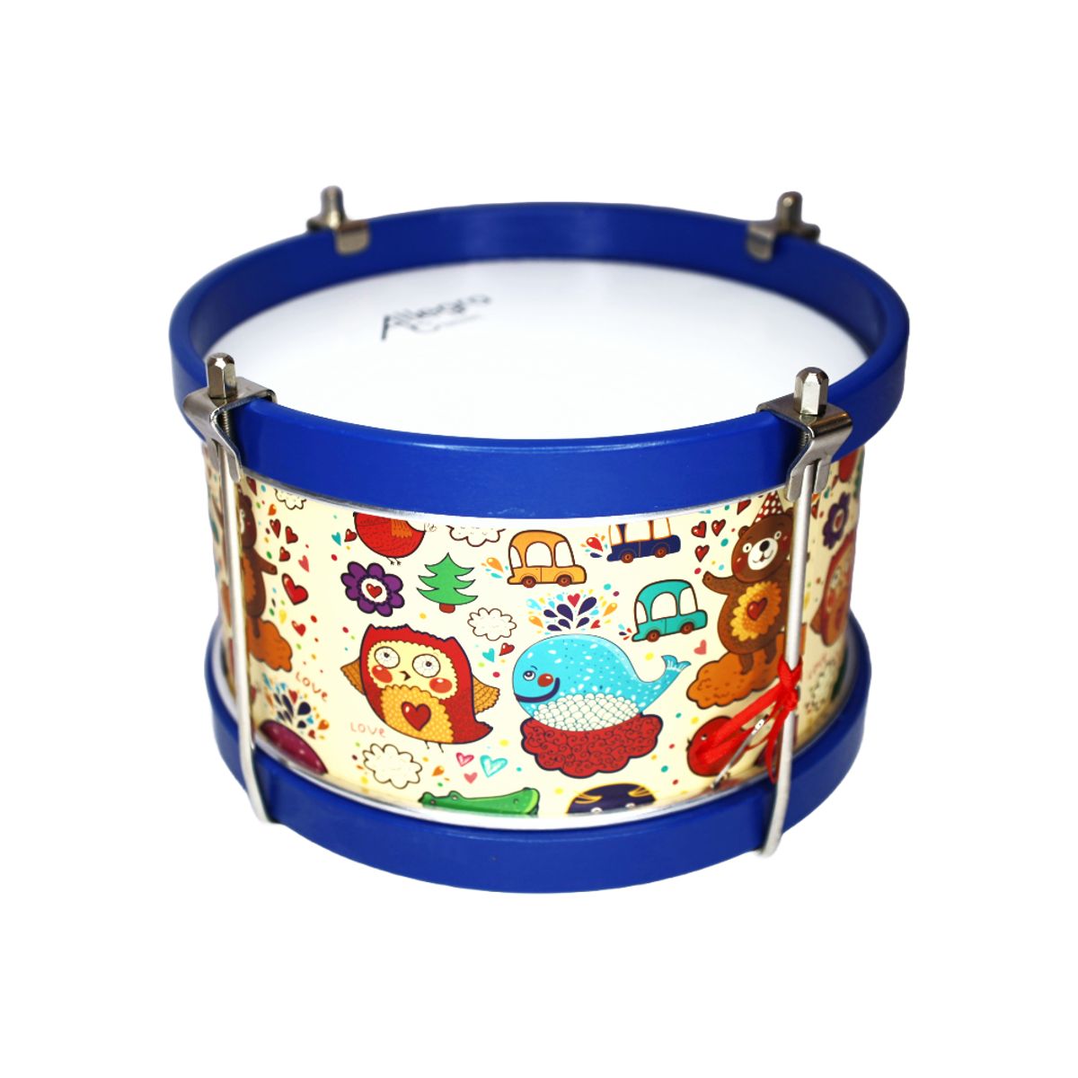 ALLEGRO - Tamborín Para Niños 8'' Diseño Animales ALL-TK-A Allegro