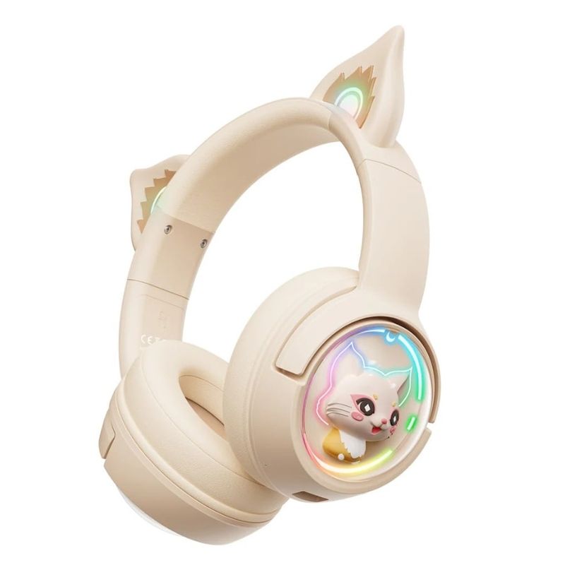 ONIKUMA - AUDÍFONOS ONIKUMA KITTY EAR B5 GAMER ROSA
