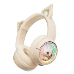 ONIKUMA - AUDÍFONOS KITTY EAR B5 GAMER ROSA