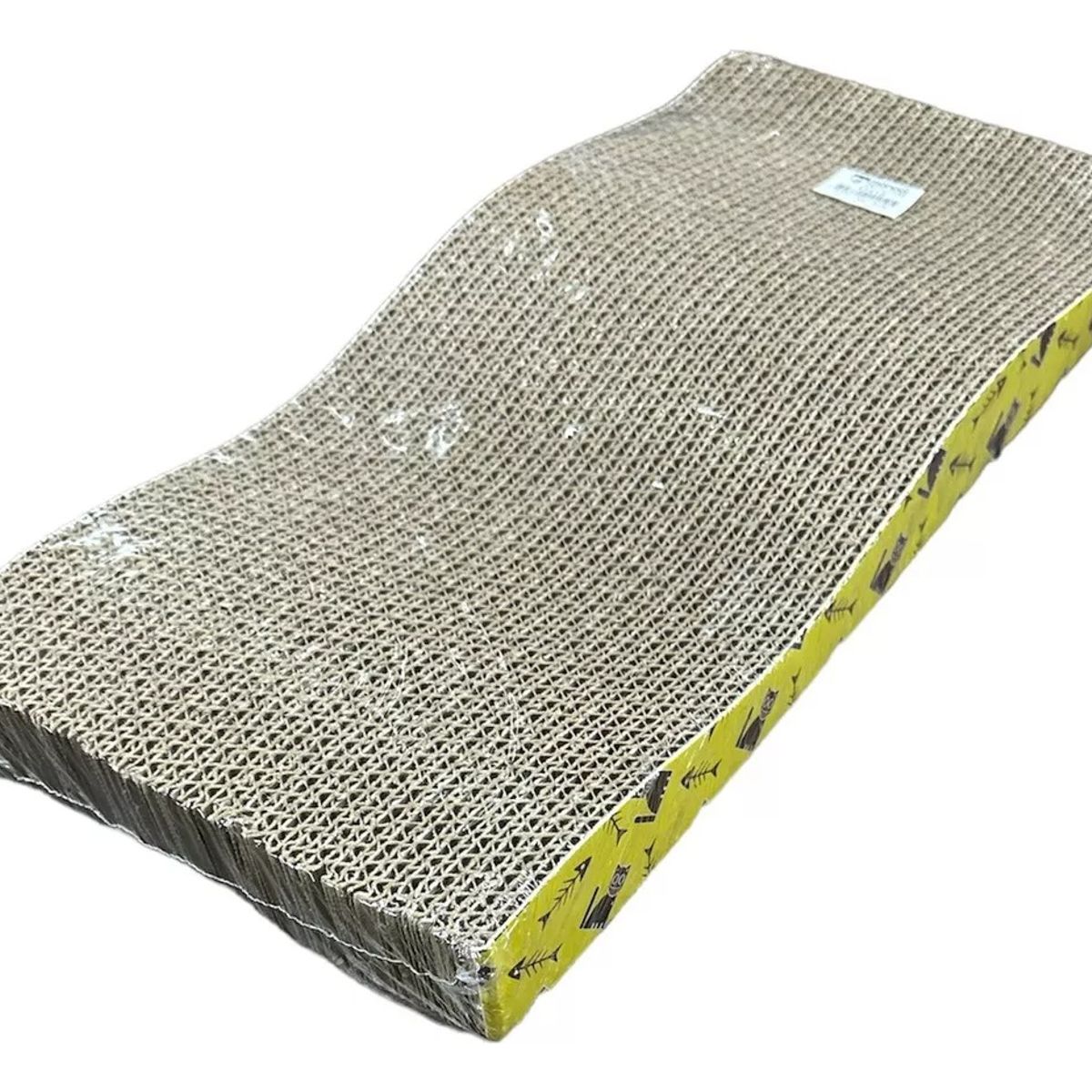 GENERICO - Rascador Gatos Cartón Corrugado + Sobre Catnip Hierba Gatera