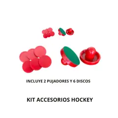 GENERICO - Air Hockey Discos + Pujadores Air hockey