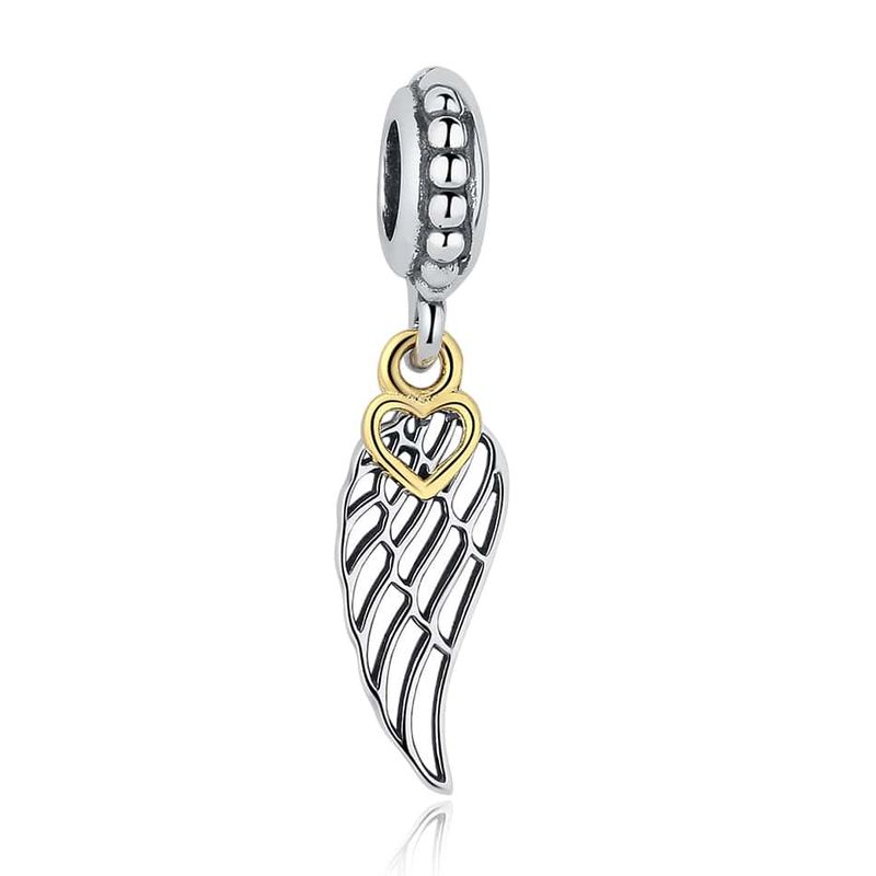TODOJOYAS - Charm Dije Plata 925 Ala De Angel