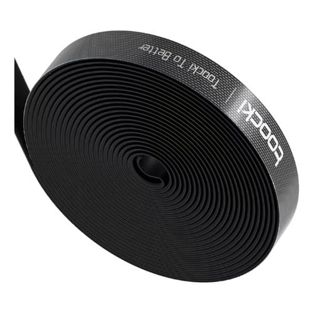 GENERICO - Cinta Velcro Organizador de Cables Rollo de 3m Color Negro