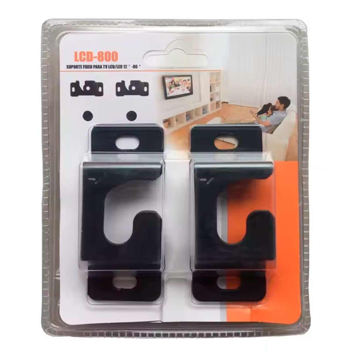 GENERICO - Soporte Universal Fijo Pared TV LCD LED De 12 a 80 Pulgadas