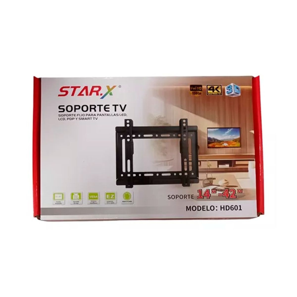 GENERICO - Soporte TV Fijo De 14 a 42 Pulgadas Star.x