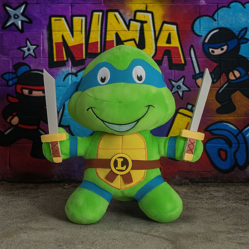 TOYNG - Peluche Tortugas Ninjas Leonardo - Las Tortugas Ninjas
