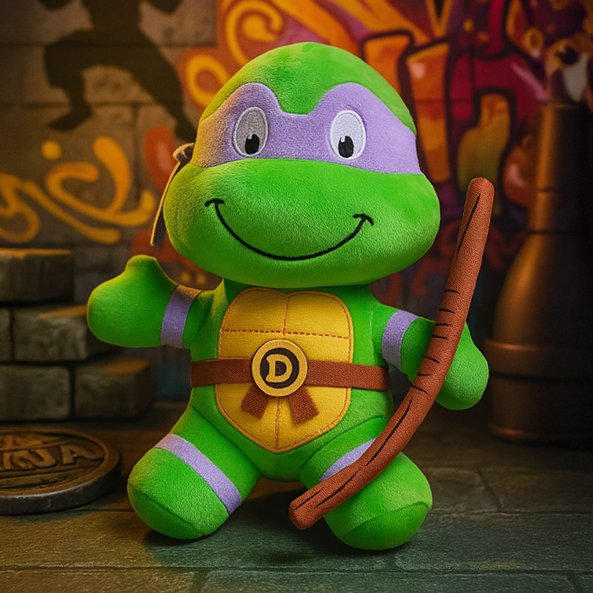 TORTUGAS NINJA - Peluche Donatello - Tortugas Ninjas