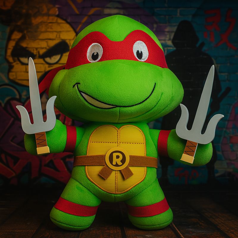 TORTUGAS NINJA - Peluche Tortugas Ninjas Rafael - Las Tortugas Ninjas
