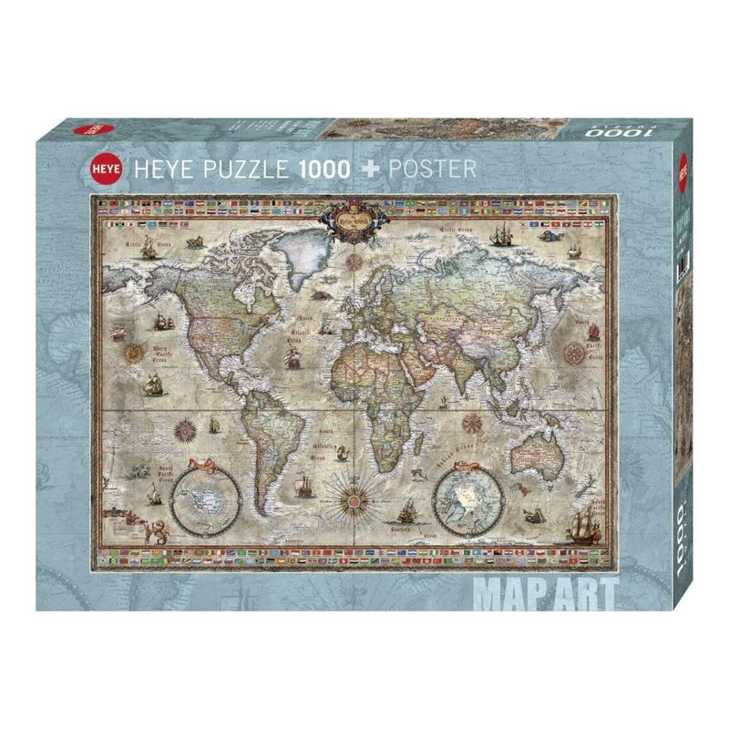 HEYE - Puzzle Heye 1000 - Retro World