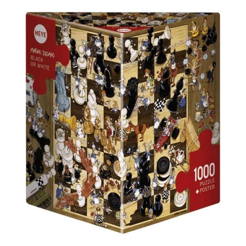 HEYE - Puzzle Heye 1000 - Black or White