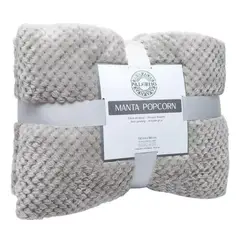 PALERMO - Manta Grande Pop Corn 130x180 Cms Antialergica