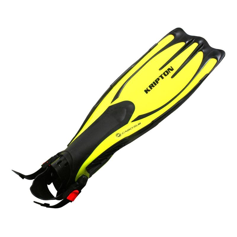 CABOSUB - Aletas de Buceo Kripton Potencia y Confort - Amarillo
