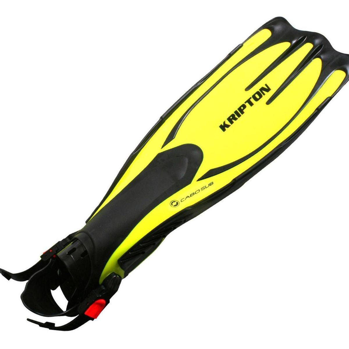 CABOSUB - Aletas de Buceo Kripton Potencia y Confort - Amarillo