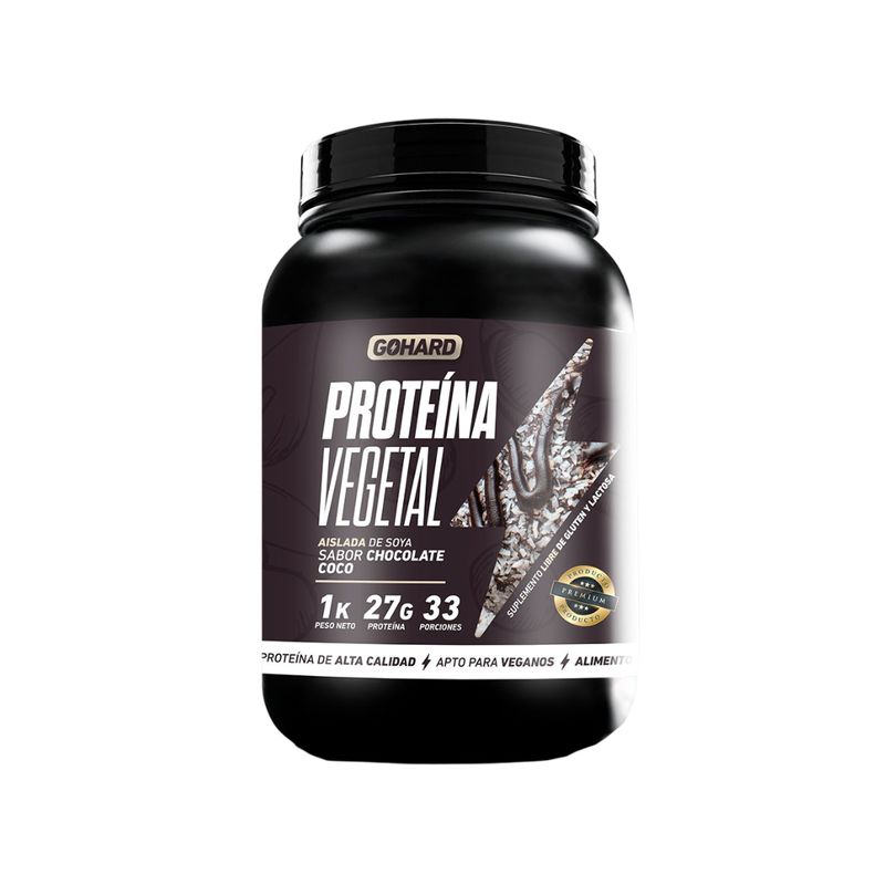 GOHARD - Proteína Vegetal Gohard 1 Kg Sabor Chocolate Coco