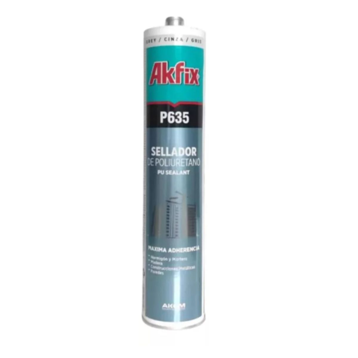 AKFIX - Sellador de Poliuretano Negro 310 Ml. P635 Akfix