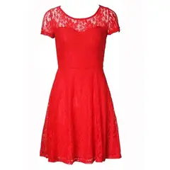 EDWINAYY - Vestidos De Encaje Fiesta Graduación Boda Matrimonio Civil