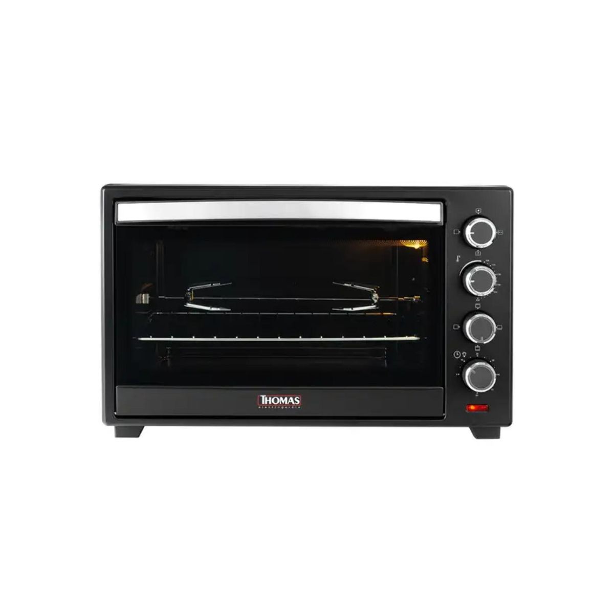 THOMAS - Horno Electrico 38L 1600W 250°C Grill Conveccion Spiedo TH-38N Thomas