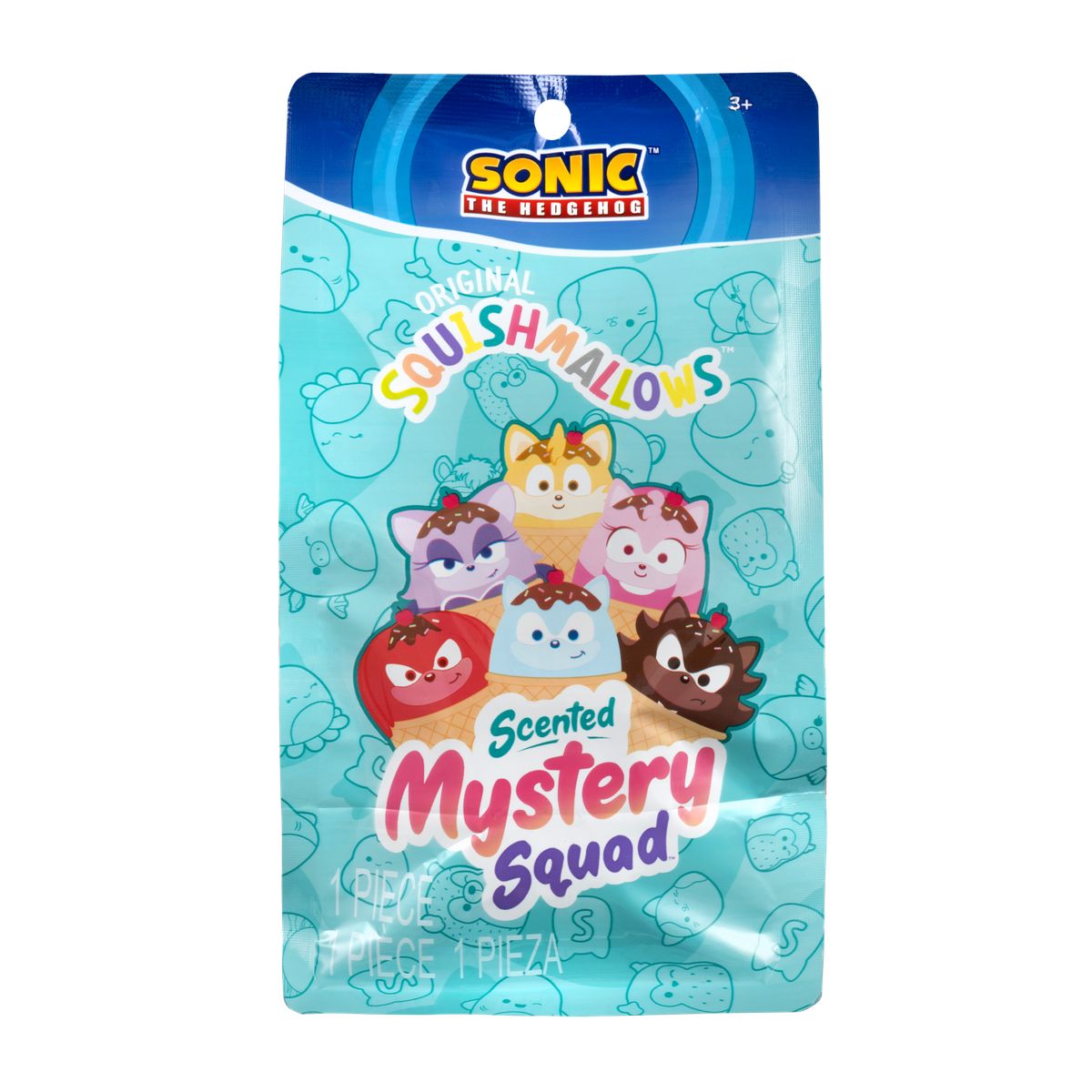 SQUISHMALLOWS - Peluche Sonic Sorpresa Con Aroma 13 Cm Squishmallows