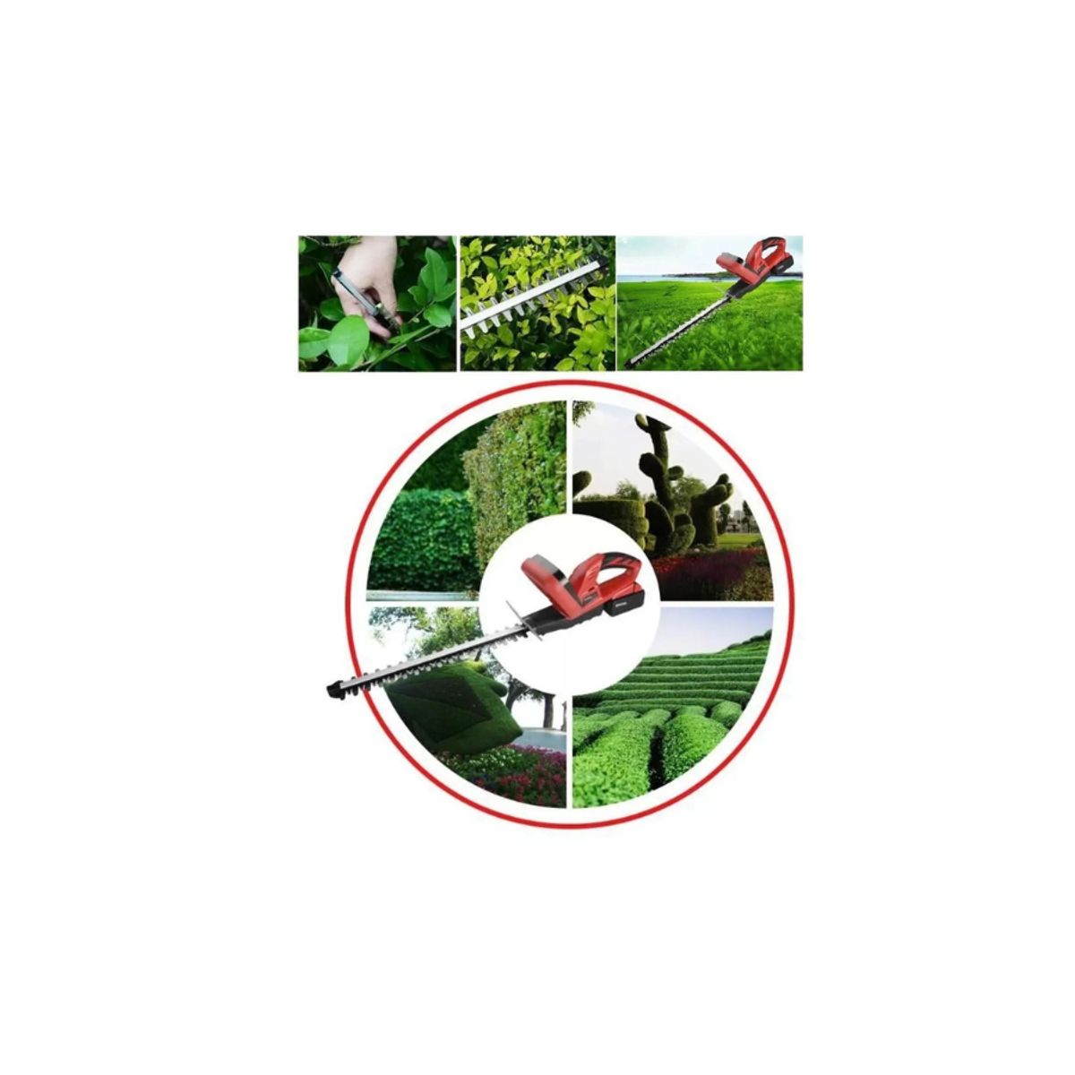 GENERICO - Cortaseto Podador De Altura Inalámbrico 21v Batería