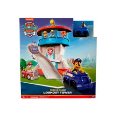 PAW PATROL - Torre De Rescate Con Vehículo Y Tobogán