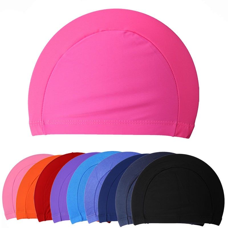 GENERICO - Pack 12 Gorra Natación Lycra Standar Colores De Unisex