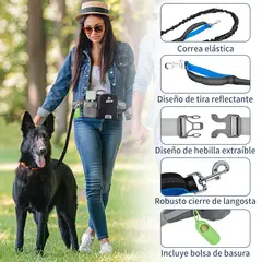 AIZO - Riñonera+Correa Manos Libres Perros RunningCaminata