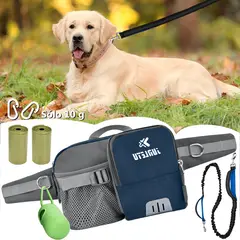 AIZO - Set CaminataCorrerRiñonera+Correa Canina Manos Libres