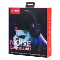 Audífonos Bluetooth Noise Cancelling Aw-knc1090L Negro