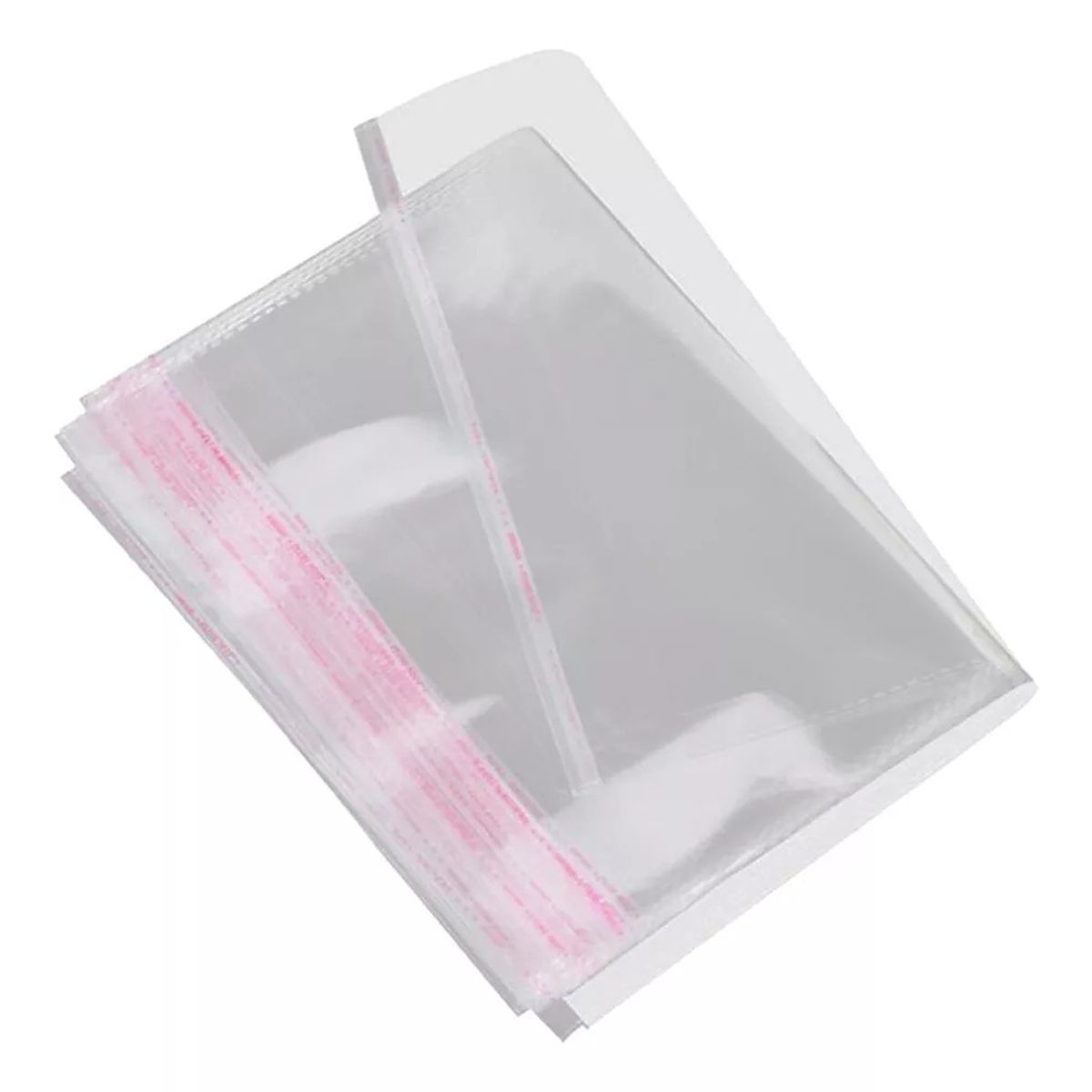 KUANGYE - Bolsa Tipo Celofán Cierre Con Adhesivo 35x45 Cm 100 Unidades